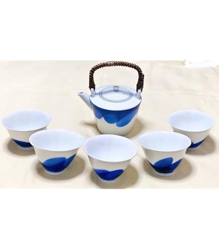 Amazon.co.jp: 香蘭社 金彩蘭柄 急須＆湯呑5客 茶器セット FB1228A0Z